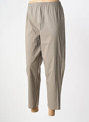 Pantalon 7/8 beige FRANCK ANNA femme seconde vue