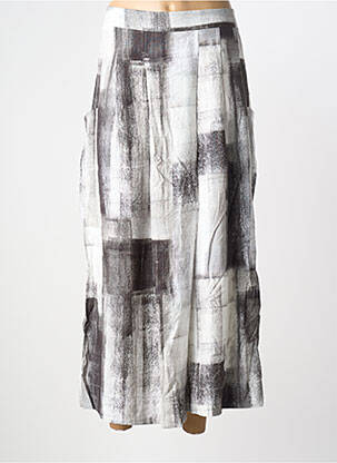 Pantalon 7/8 gris KOKOMARINA femme