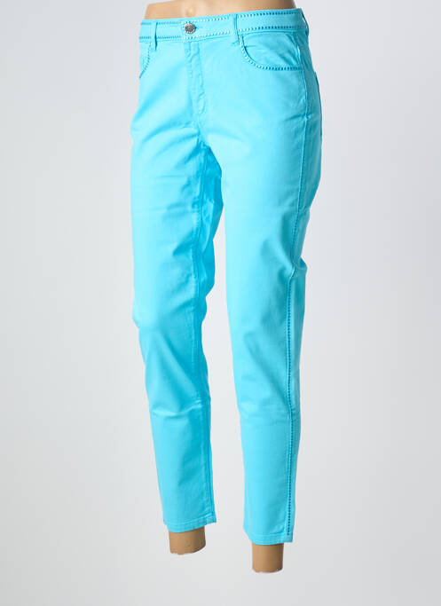 Pantalon slim poches bleu FUEGO WOMAN femme