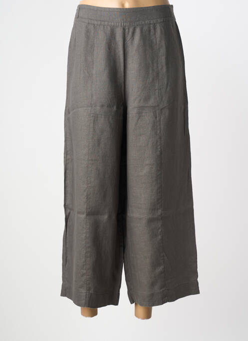 Pantalon 7/8 taille élastique gris KOKOMARINA femme