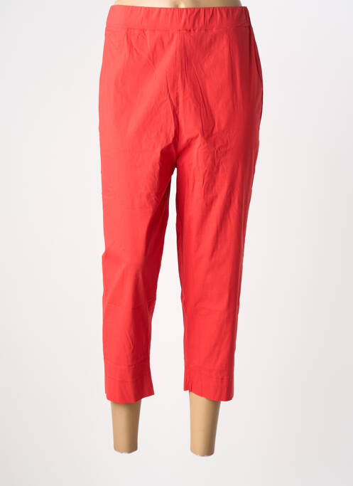 Pantacourt rouge FRANCK ANNA femme