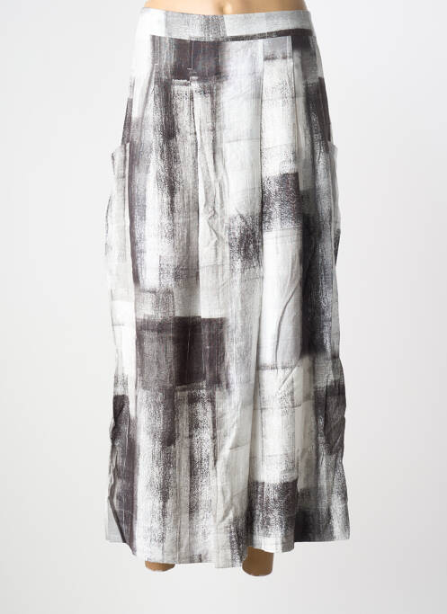 Pantalon 7/8 gris KOKOMARINA femme