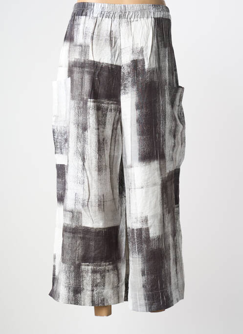 Pantalon 7/8 gris KOKOMARINA femme