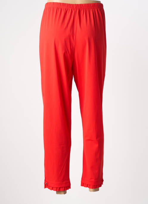 Pantalon 7/8 rouge FRANCK ANNA femme