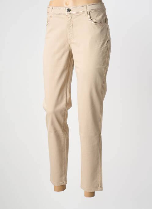 Pantalon slim beige FUEGO WOMAN femme