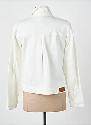 Veste casual coupe droite blanc C'EST BEAU LA VIE femme