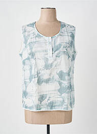 Top imprimé fantaisie sans manche gris MERI & ESCA femme