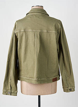 Veste casual coupe droite vert C'EST BEAU LA VIE femme