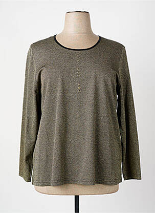 Top col rond manches longues or MERI & ESCA femme