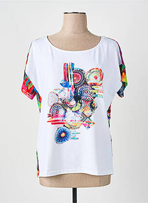 Top blanc PAUSE CAFE femme