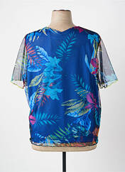 Top bleu PAUSE CAFE femme seconde vue