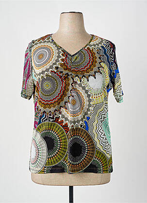 Top vert PAUSE CAFE femme