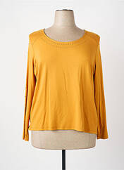 T-shirt jaune PAUSE CAFE femme seconde vue