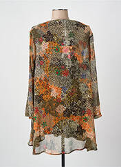 Tunique manches longues marron FRANCK ANNA femme seconde vue