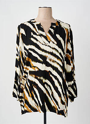 Tunique manches longues noir FRANCK ANNA femme