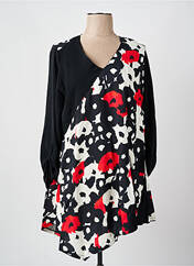 Tunique manches longues noir FRANCK ANNA femme seconde vue