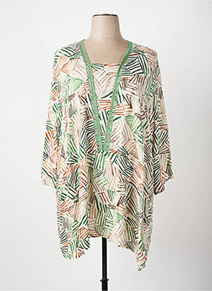 Tunique manches longues vert FRANCK ANNA femme