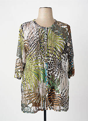 Tunique manches longues vert PAUSE CAFE femme