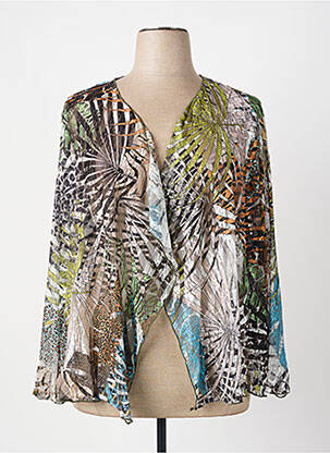 Veste casual vert PAUSE CAFE femme