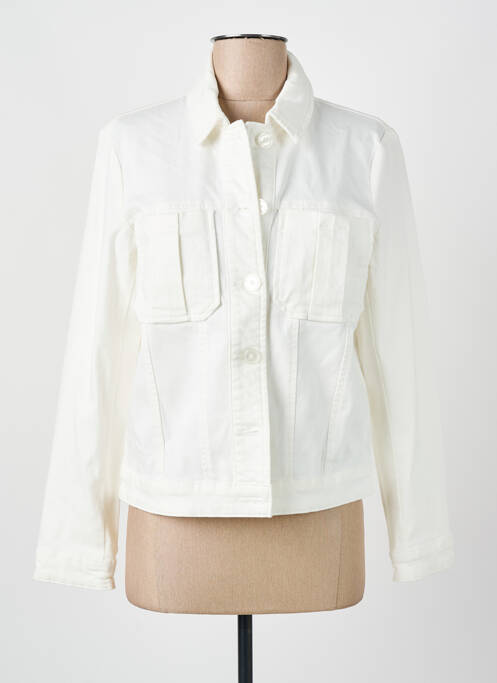 Veste casual coupe droite blanc C'EST BEAU LA VIE femme