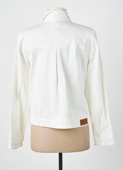 Veste casual coupe droite blanc C'EST BEAU LA VIE femme