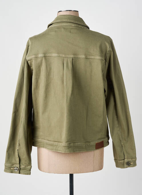 Veste casual coupe droite vert C'EST BEAU LA VIE femme