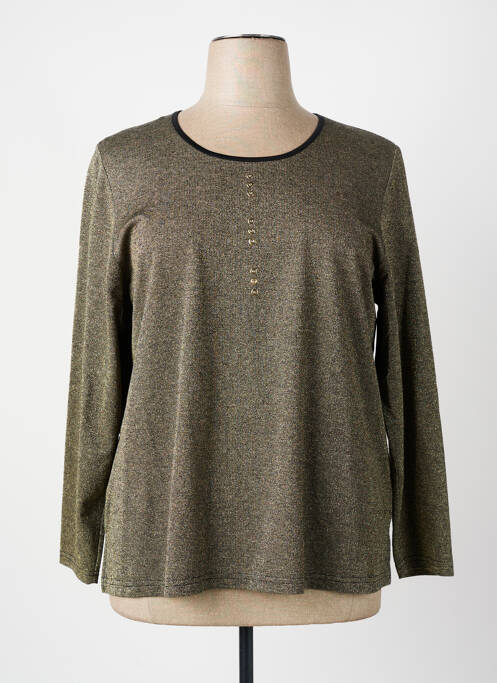 Top col rond manches longues or MERI & ESCA femme
