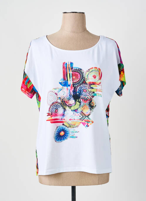 Top blanc PAUSE CAFE femme