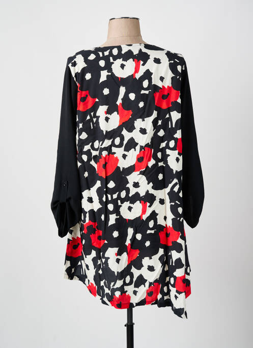 Tunique manches longues noir FRANCK ANNA femme