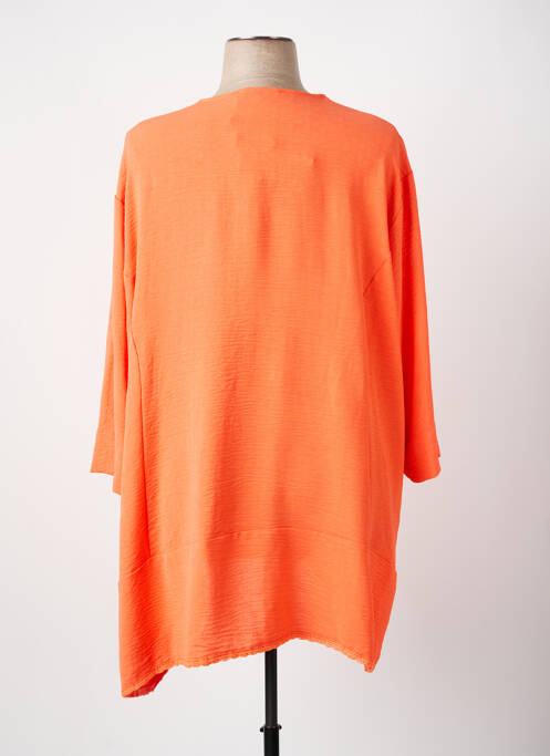 Tunique manches longues orange FRANCK ANNA femme