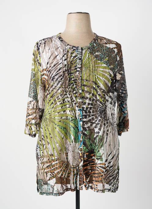 Tunique manches longues vert PAUSE CAFE femme