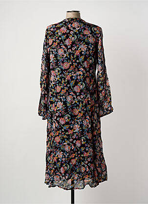 Robe longue manches longues manches longues noir AGATHE & LOUISE femme