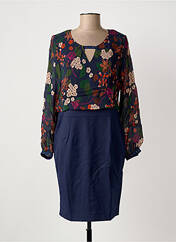 Robe courte bleu PAUSE CAFE femme seconde vue