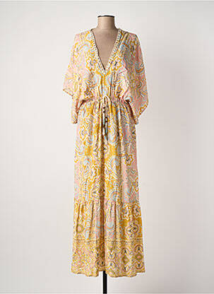 Robe longue beige FUEGO WOMAN femme