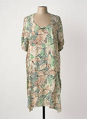 Robe mi-longue beige FRANCK ANNA femme seconde vue