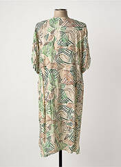 Robe mi-longue beige FRANCK ANNA femme seconde vue