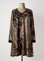 Robe mi-longue gris FRANCK ANNA femme seconde vue