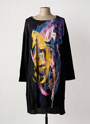 Robe mi-longue noir FRANCK ANNA femme seconde vue