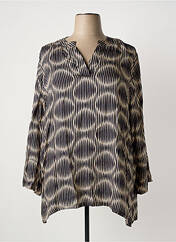 Tunique manches longues noir FRANCK ANNA femme seconde vue