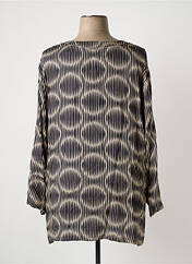 Tunique manches longues noir FRANCK ANNA femme seconde vue