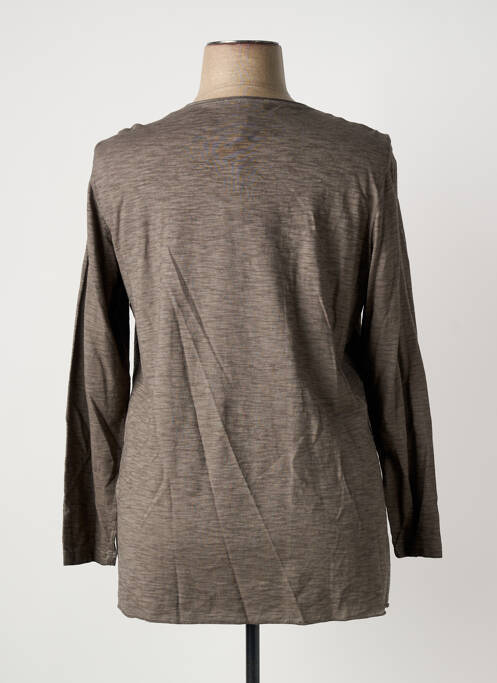 T-shirt manches longues manches longues marron MERI & ESCA femme