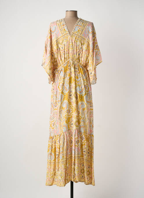 Robe longue beige FUEGO WOMAN femme