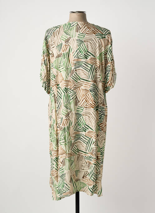 Robe mi-longue beige FRANCK ANNA femme