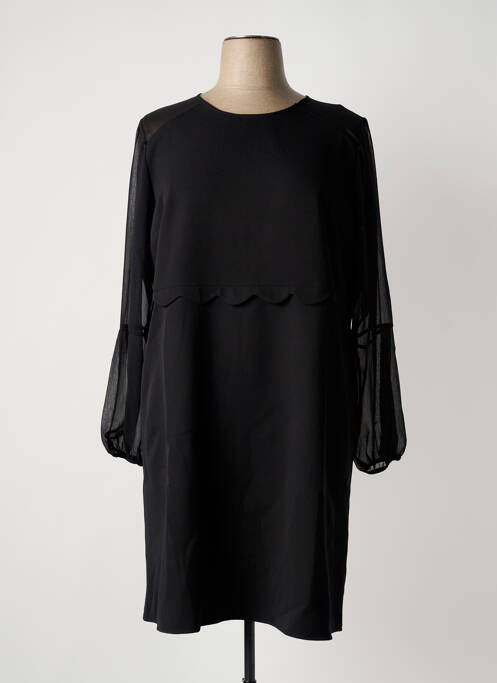 Robe mi-longue noir PAUSE CAFE femme