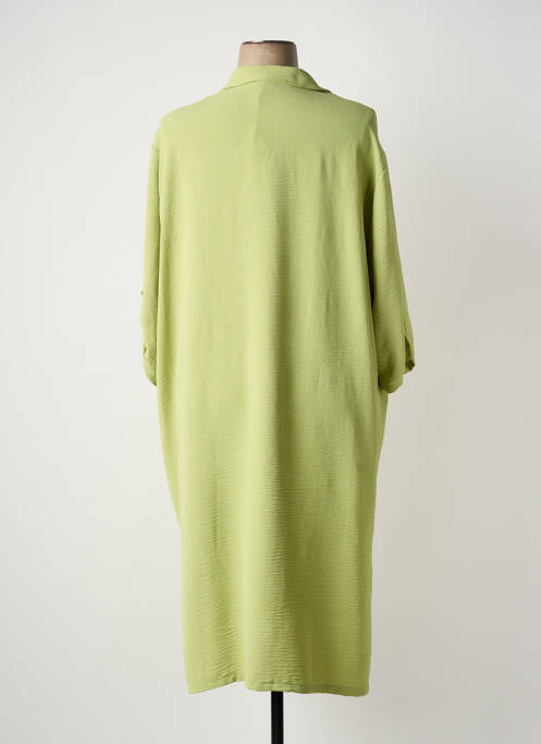 Robe mi-longue vert FRANCK ANNA femme