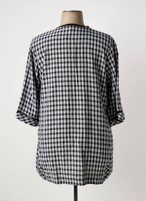 Tunique manches longues noir FRANCK ANNA femme