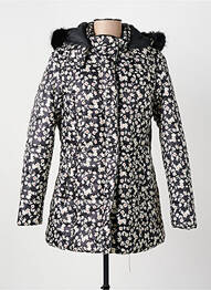 Doudoune poches a capuche noir IMPULSION femme