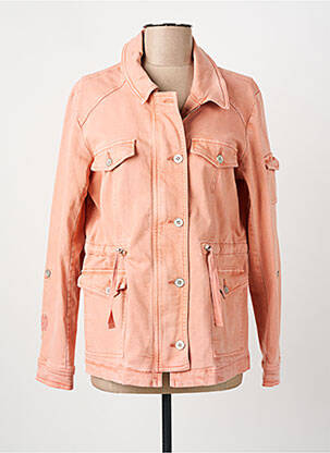 Veste casual col chemisier rose PAUSE CAFE femme