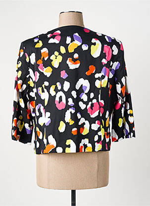 Veste chic fermeture boutonnée sur le devant noir PAUSE CAFE femme