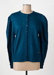 Gilet manches longues bleu AGATHE & LOUISE pour femme seconde vue